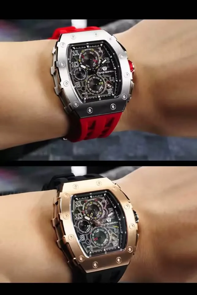 TSAR BOMBA TB8204 Luxury Chronograph Watch image indicator(3)