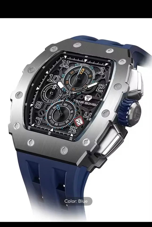 TSAR BOMBA TB8204 Luxury Chronograph Watch image indicator(4)