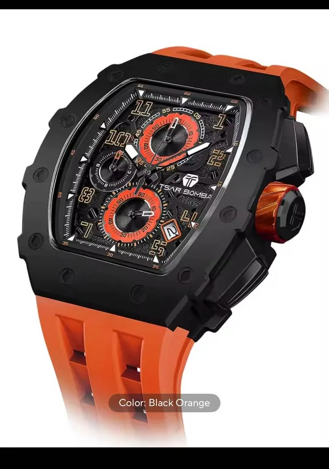 TSAR BOMBA TB8204 Luxury Chronograph Watch image indicator(7)