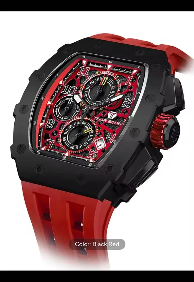 TSAR BOMBA TB8204 Luxury Chronograph Watch image indicator(10)