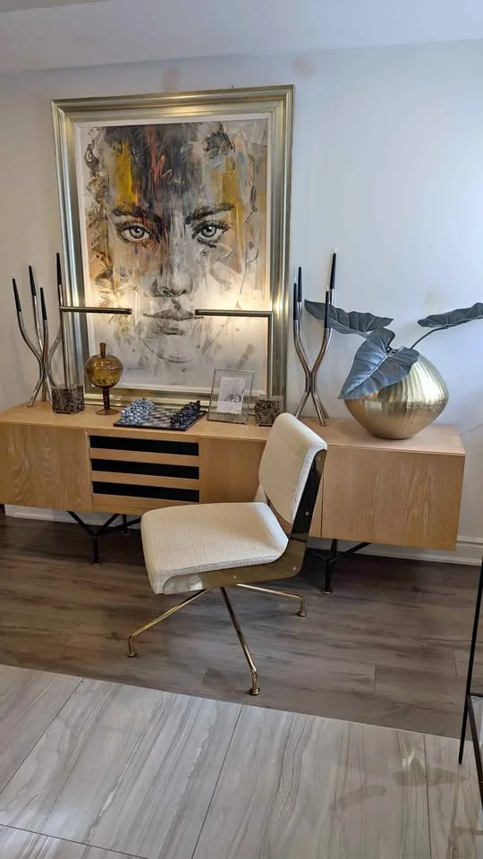 CB2 Rue Cambon Cream Office Chair