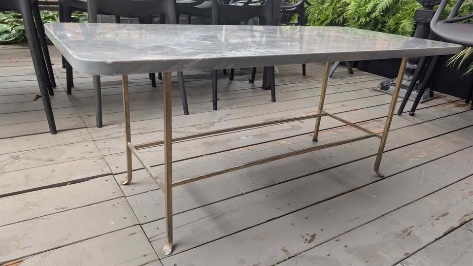 CB2 Rhys Marble Indoor/Outdoor Coffee Table - photo 5