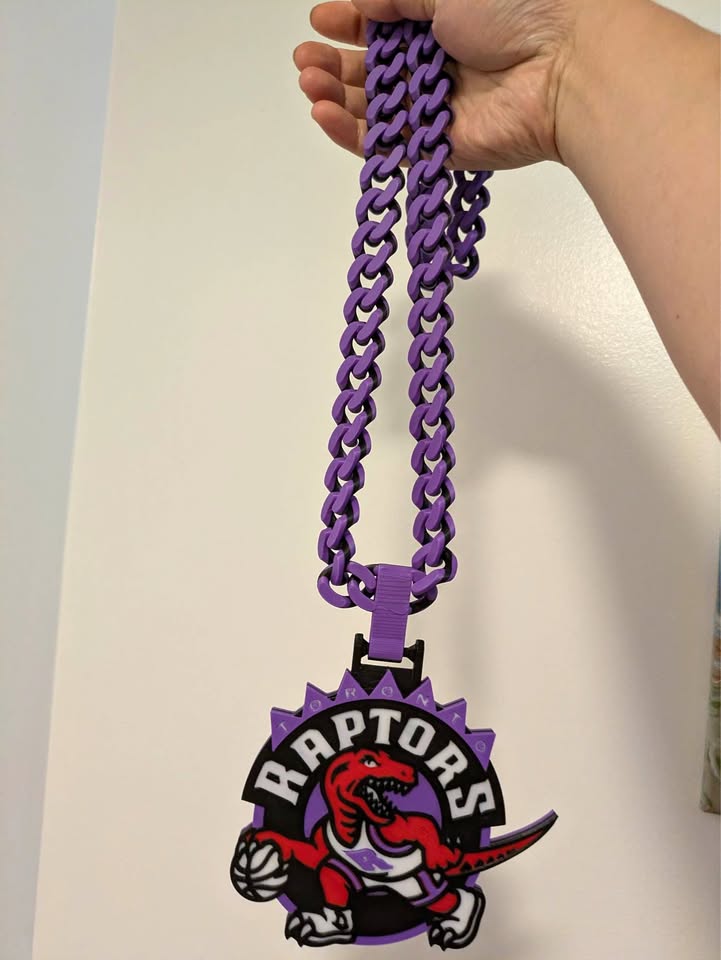 Raptors chain necklace