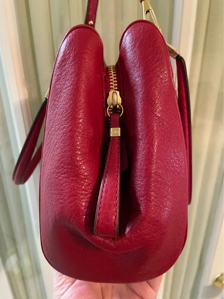 COACH Madison Madeline Leather East/West Satchel, NWT image indicator(4)