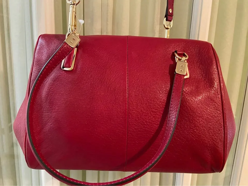 COACH Madison Madeline Leather East/West Satchel, NWT image indicator(5)