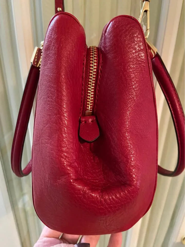 COACH Madison Madeline Leather East/West Satchel, NWT image indicator(6)