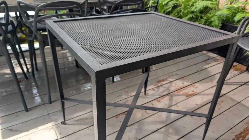 CRATE & BARREL Mendocino Accent Table image indicator(8)