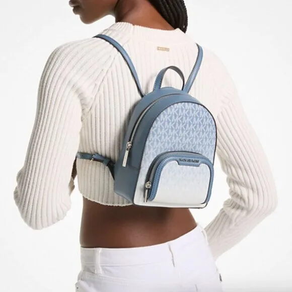 Michael Kors Jaycee Ombré Logo Mini Backpack - Like New image indicator(2)