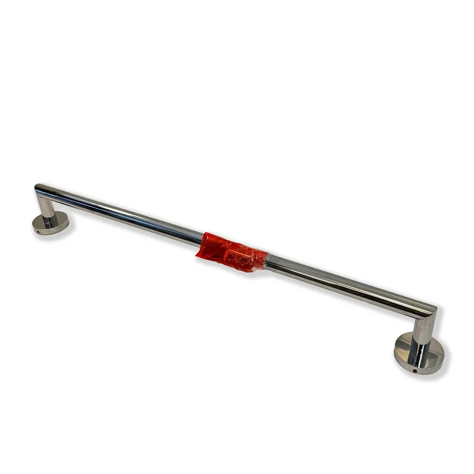 Washroom Wall Mounted Towel Bar - Polished Chrome thumbnail
