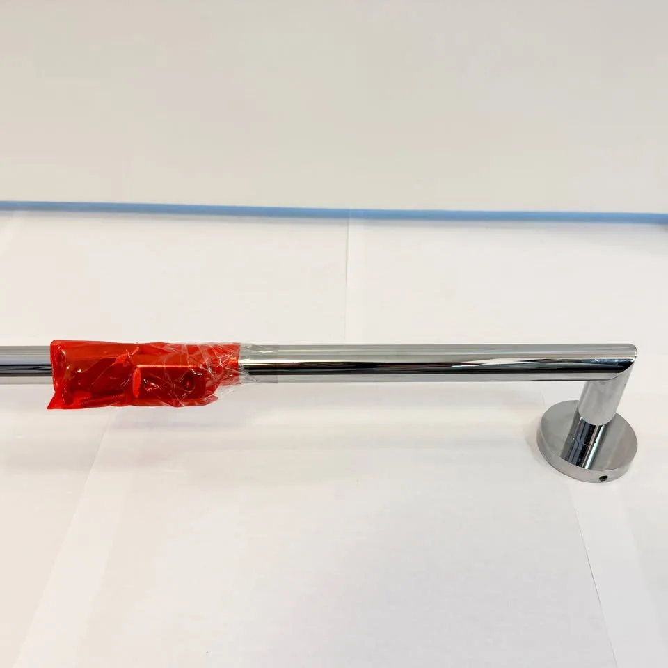 Washroom Wall Mounted Towel Bar - Polished Chrome image indicator(2)