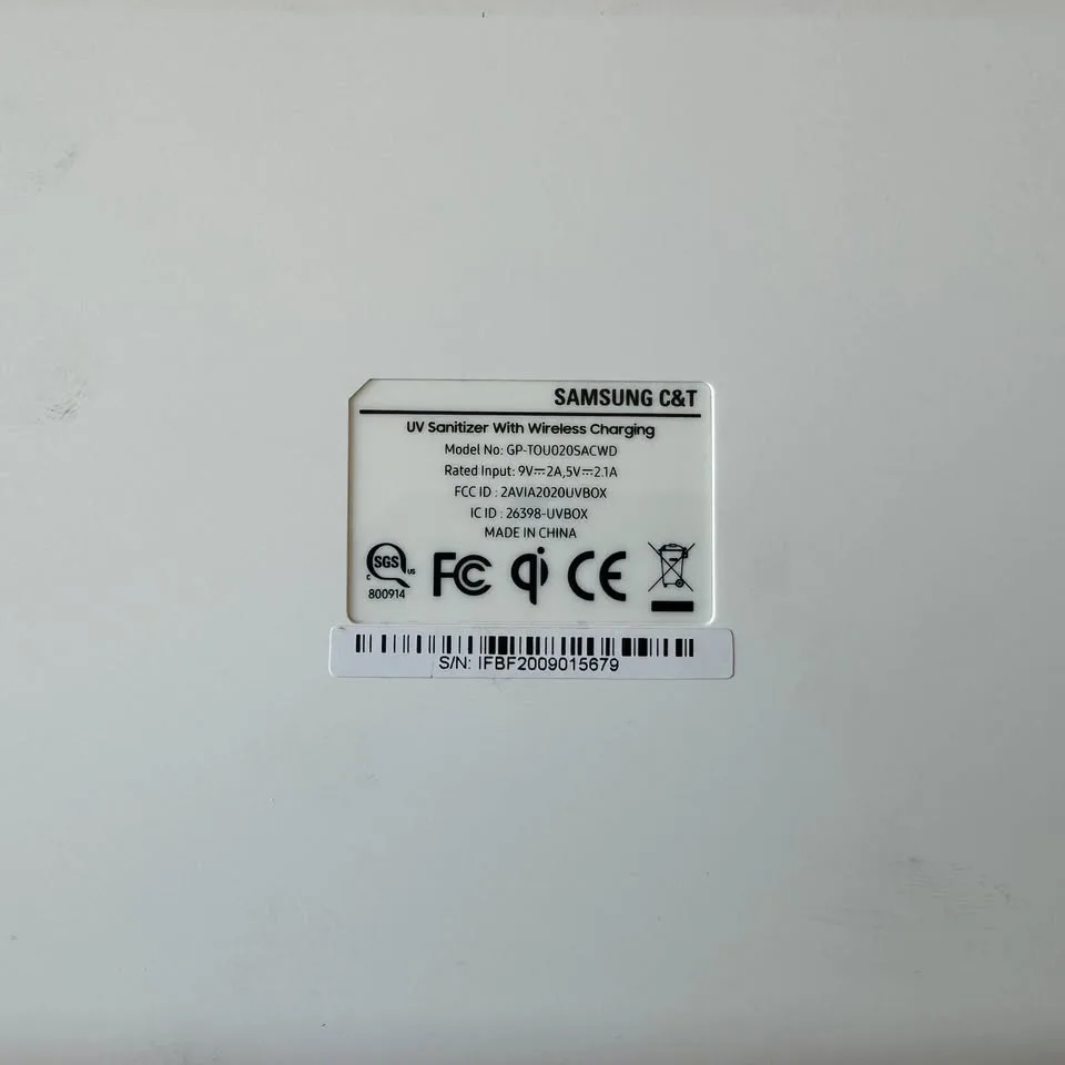 Samsung UV Light Sanitizer Box Mobile Charger image indicator(3)