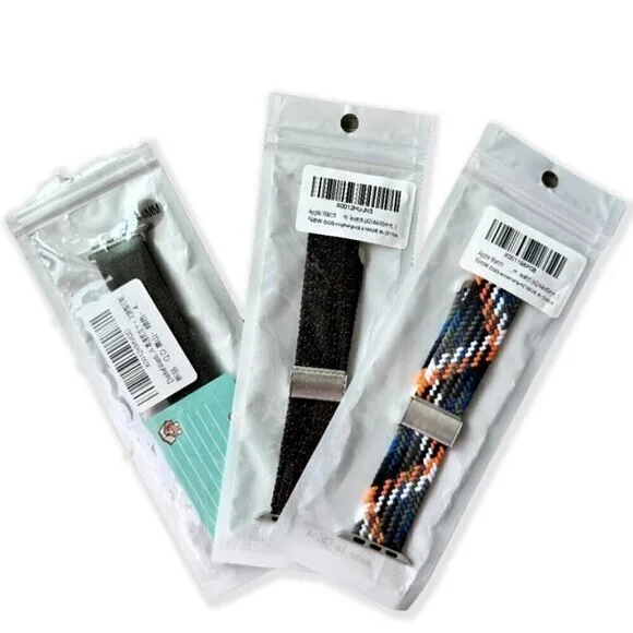 3 Braided Apple Watch Bands – 42/44/45mm thumbnail