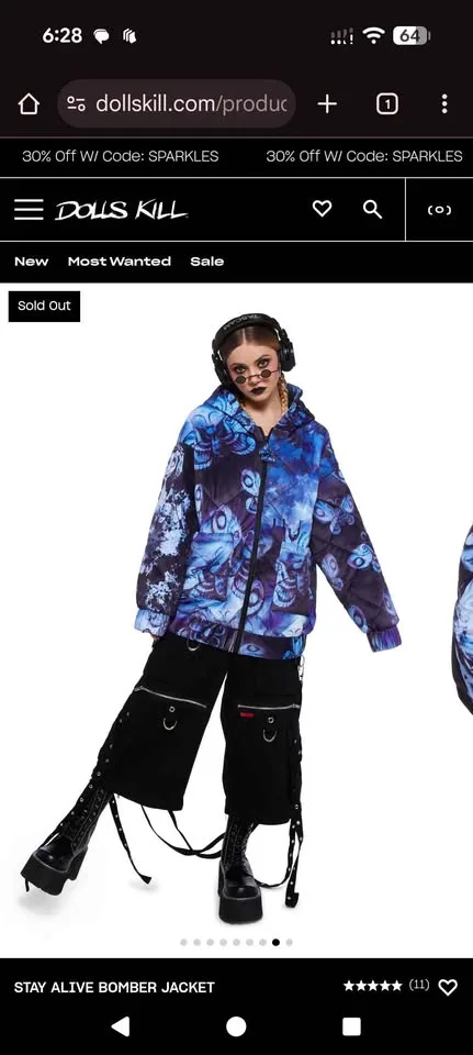 Corpse bride X dolls kill winter jacket image indicator(9)