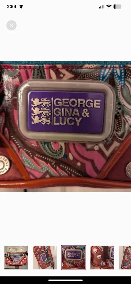 George Gina & Lucy Wristlet Bag – Retro Print image indicator(3)