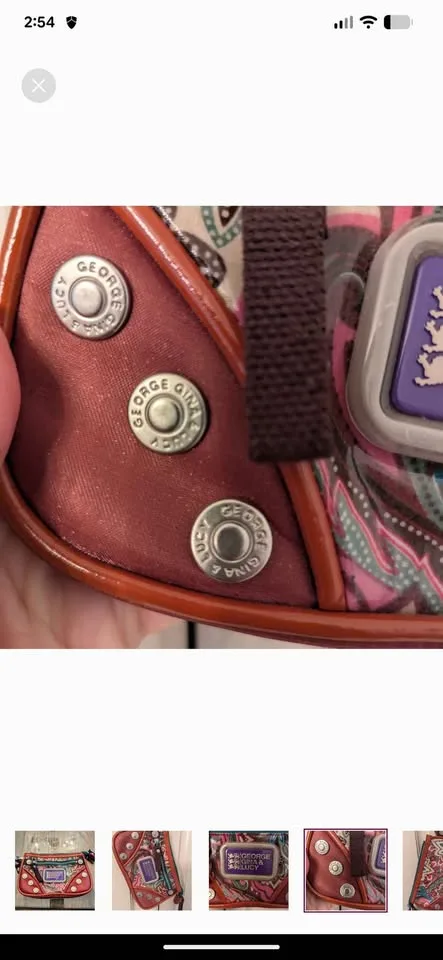 George Gina & Lucy Wristlet Bag – Retro Print image indicator(4)