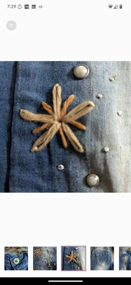 MONDAY PREMIUM Women's Skinny Jeans - With Embellishment And Emb image indicator(3)