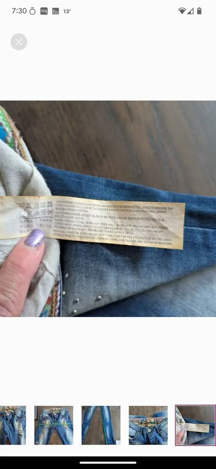 MONDAY PREMIUM Women's Skinny Jeans - With Embellishment And Emb image indicator(9)