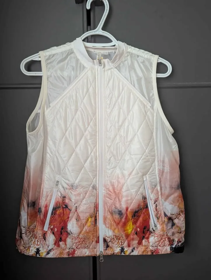 Lole White and Multicolor Utility Jacket/Vest image indicator(4)