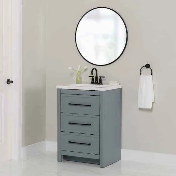 Home decoration 24 in vanity with sink image indicator(4)