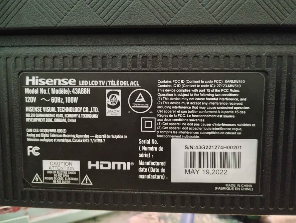 Hisense 43 smart Google Tv - photo 2