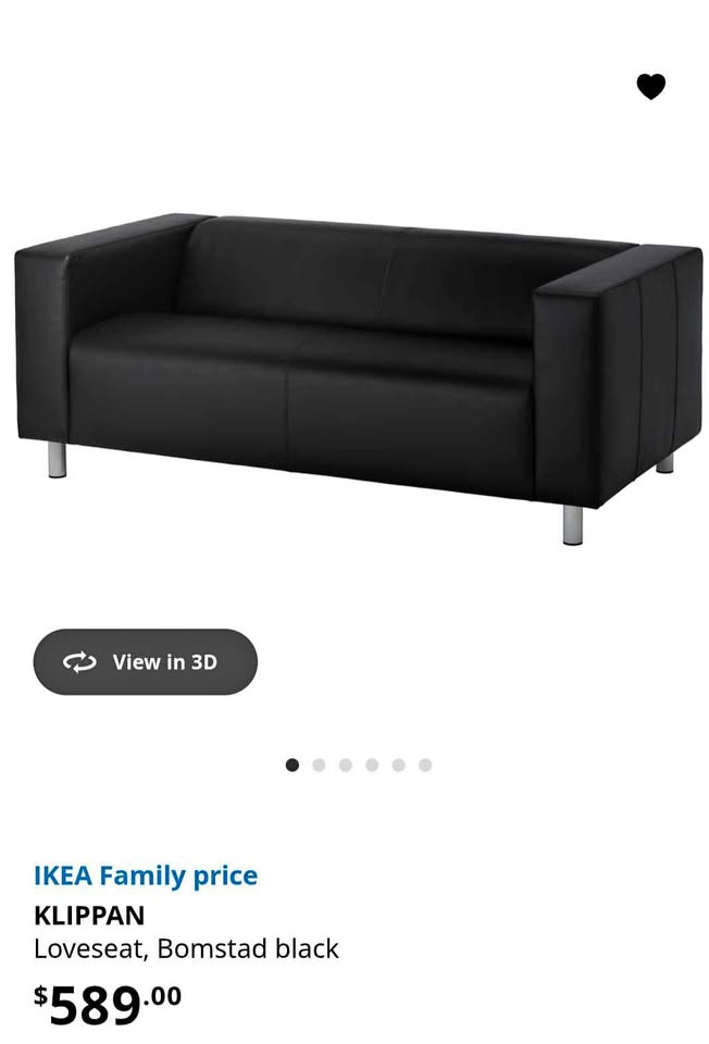 Ikea Klippan Loveseat Sofa