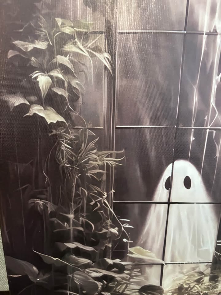 Greenhouse Ghost Canvas Wall Art-Ready To Hang Art Work - photo 2