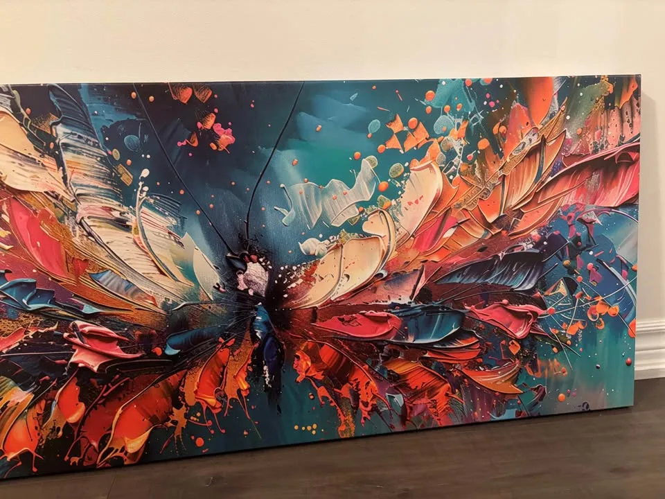 Abstract Butterfly Canvas-Ready To Hang Wall Art image indicator(3)