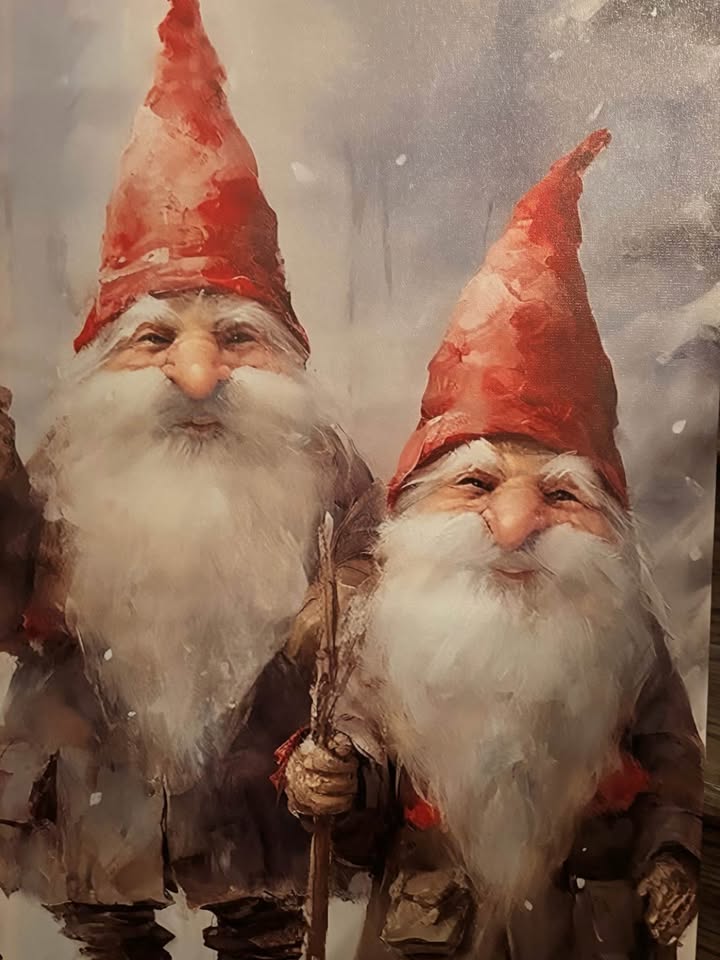 Gnomes Canvas-Ready To Hang Wall Art - photo 3