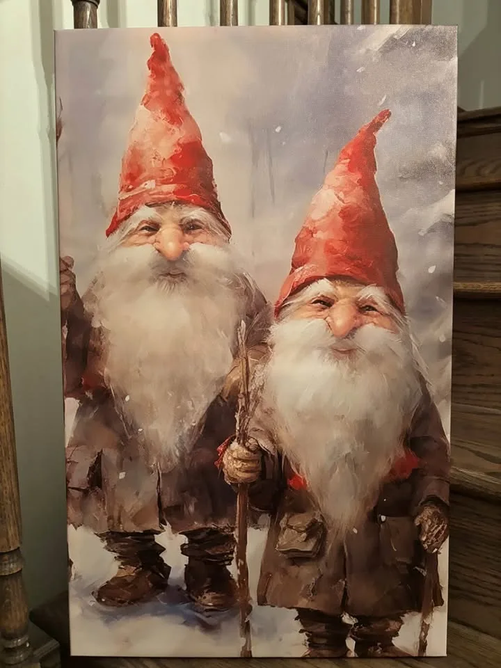 Gnomes Canvas-Ready To Hang Wall Art image indicator(7)