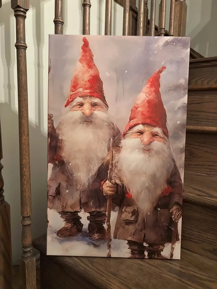 Gnomes Canvas-Ready To Hang Wall Art image indicator(8)