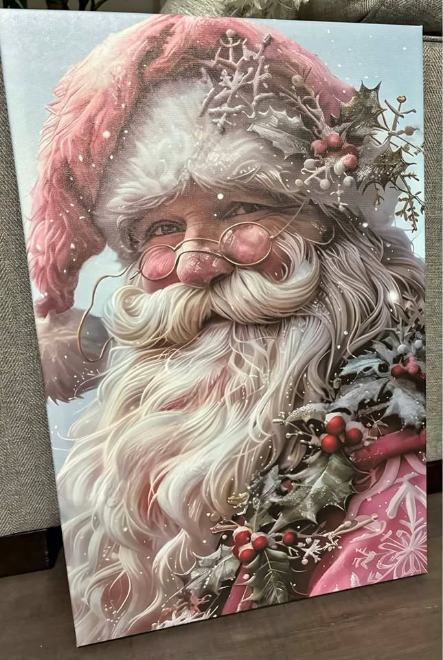 Beautiful Santa Canvas-Ready To Hang Wall Art