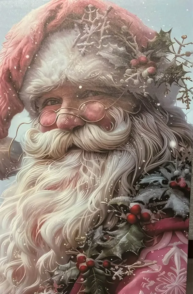 Beautiful Santa Canvas-Ready To Hang Wall Art image indicator(3)