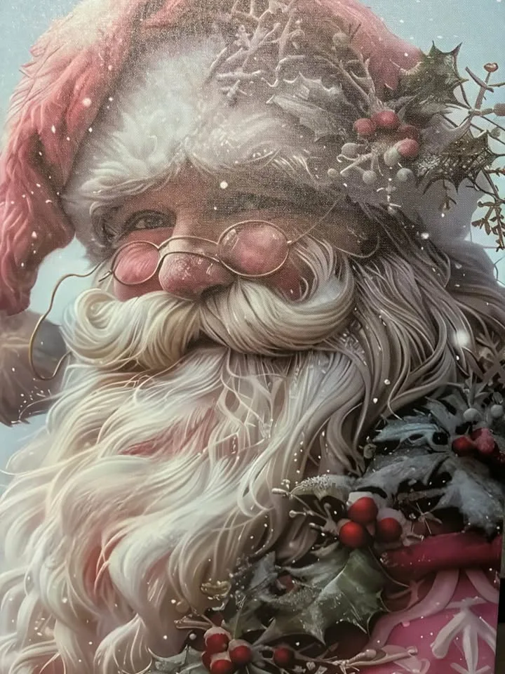 Beautiful Santa Canvas-Ready To Hang Wall Art image indicator(8)