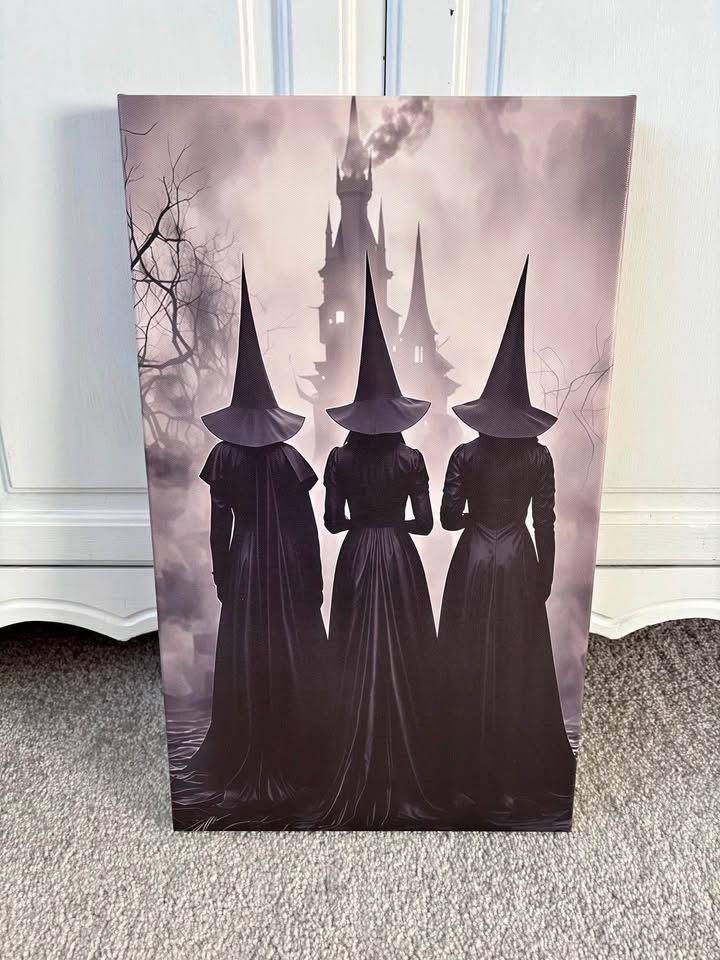 Amazing Three Witches Canvas Wall Art-Ready To Hang Art Work