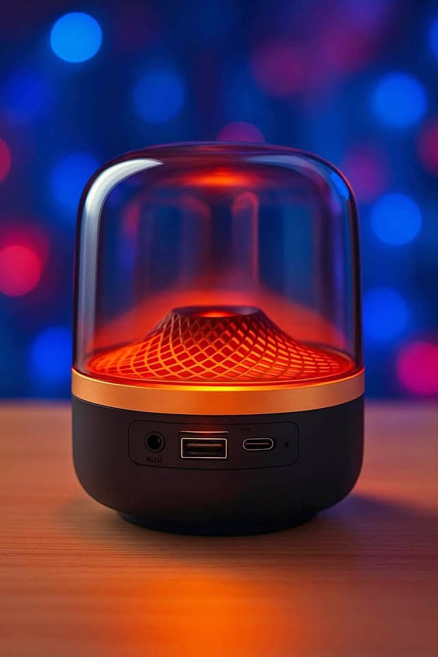 360 degree LED light Bluetooth speaker