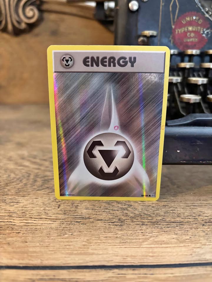 Pokémon Metal Energy Card Evolutions Reverse Hollow