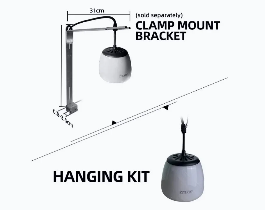 Zetlight O2 Freshwater Planted LED WIFI & mounting kit image indicator(8)