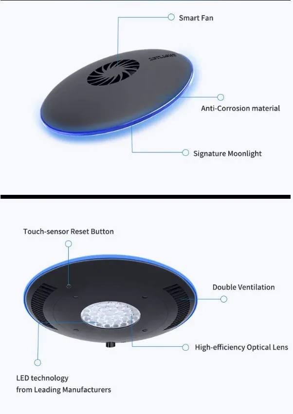 Zetlight A8 (aka Z8) Full spectrum Reef LED image indicator(8)