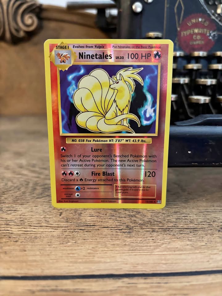 Ninetales 15/108 Pokemon Evolutions Reverse Holo