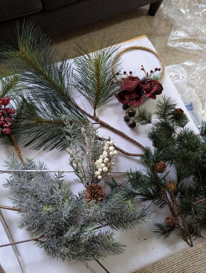 Faux Spruce, Pine Cones & Seasonal Stems - photo 5