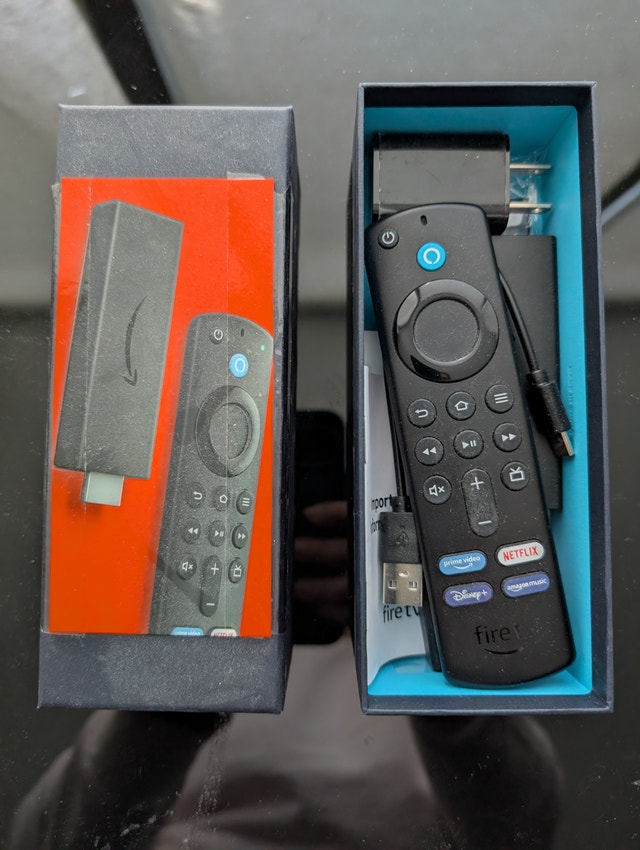 Amazon Fire TV Stick 4K with USB Power Cable