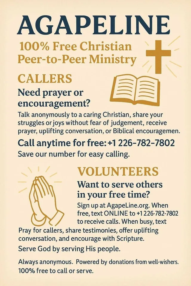 Wanted: Agapeline: Connecting Christians around Canada. Partner image indicator(3)