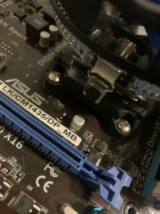 ASUS motherboard AMD Athlon CPU + 8gigs of ram - photo 4