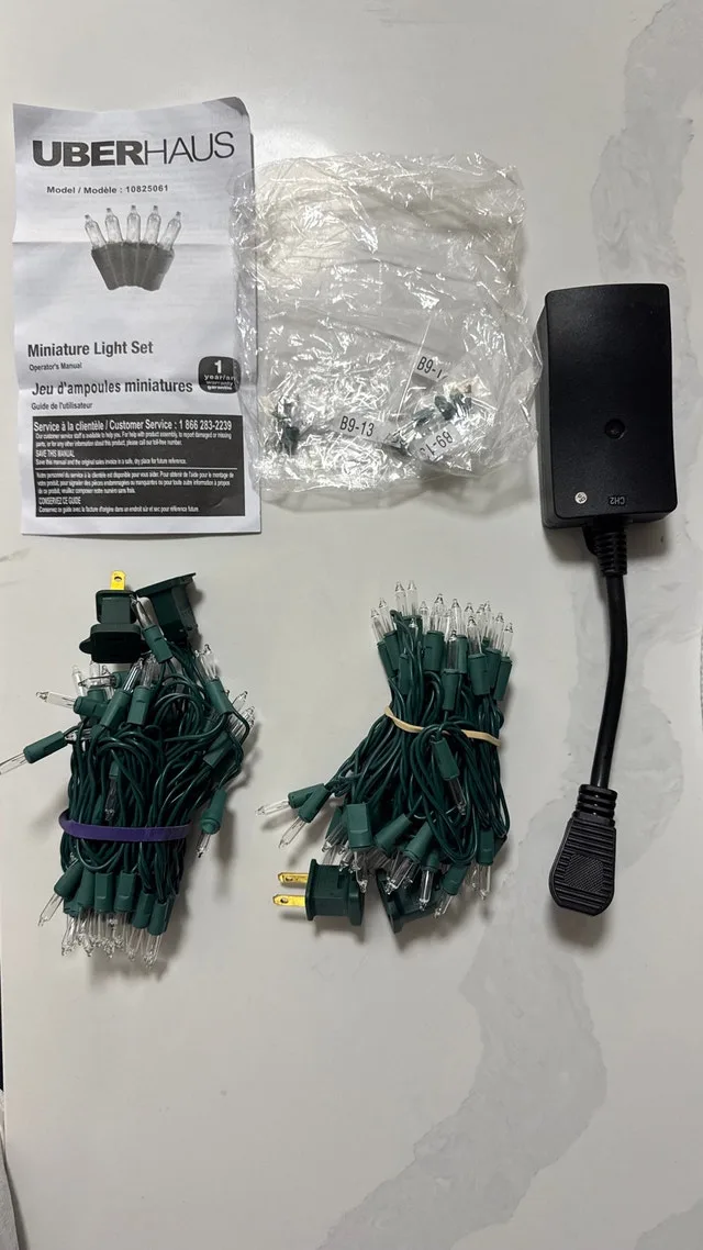 Christmas Mini Lights 2 Sets of 50bulbs with Parts image indicator(2)