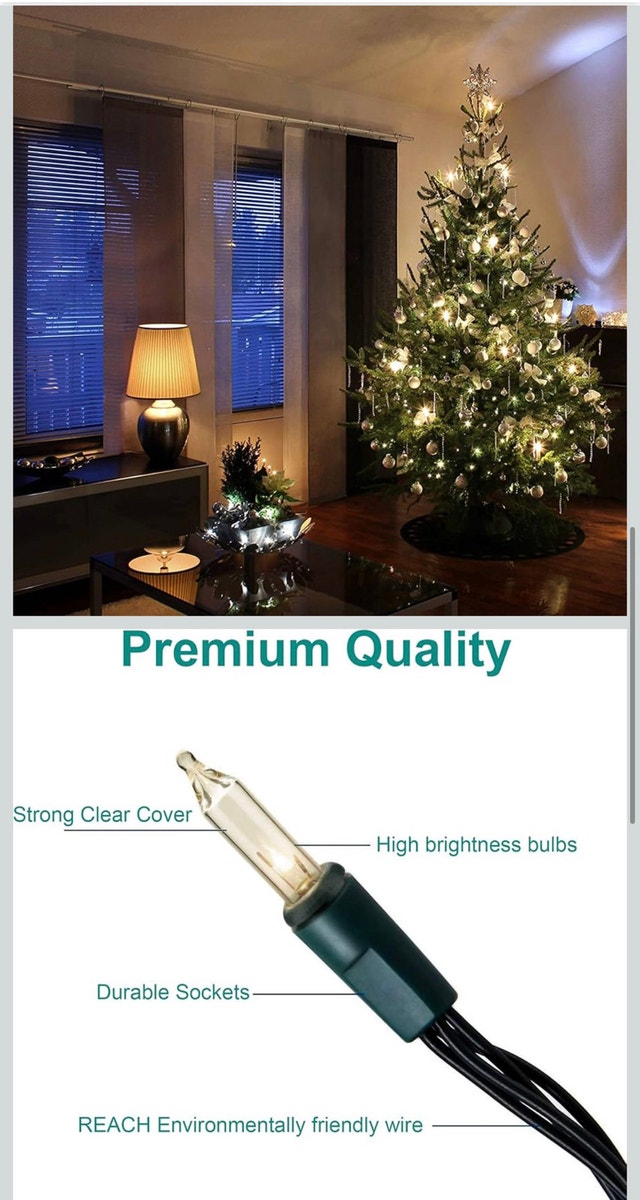 NEW - Mini Lights 2 Sets of 50bulbs with Parts - photo 4
