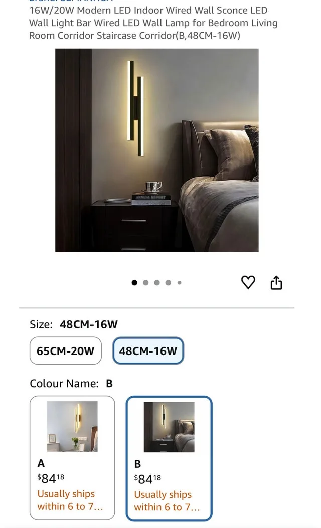 NEW - 16W LED Wall Light Bar (Each: 45, Both: 80) image indicator(3)