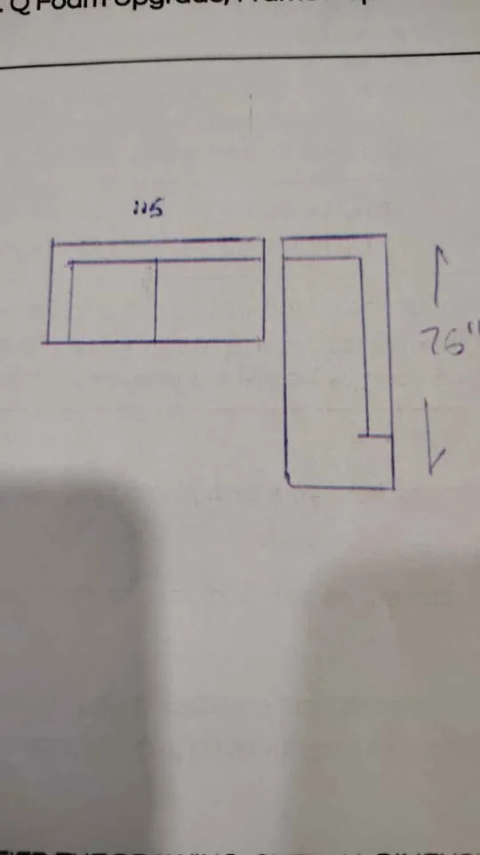 Moving Sale: Gorgeous cream sectional image indicator(5)