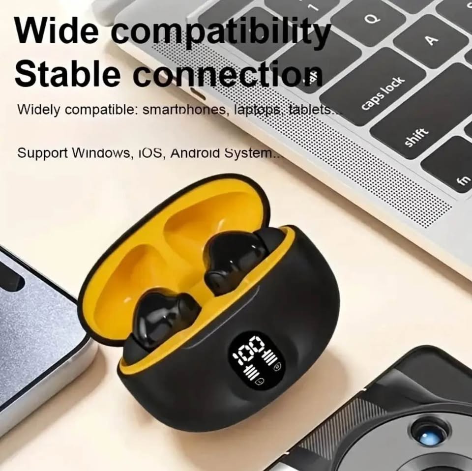 Wireless Bluetooth Earbuds with LED Display – New - photo 4