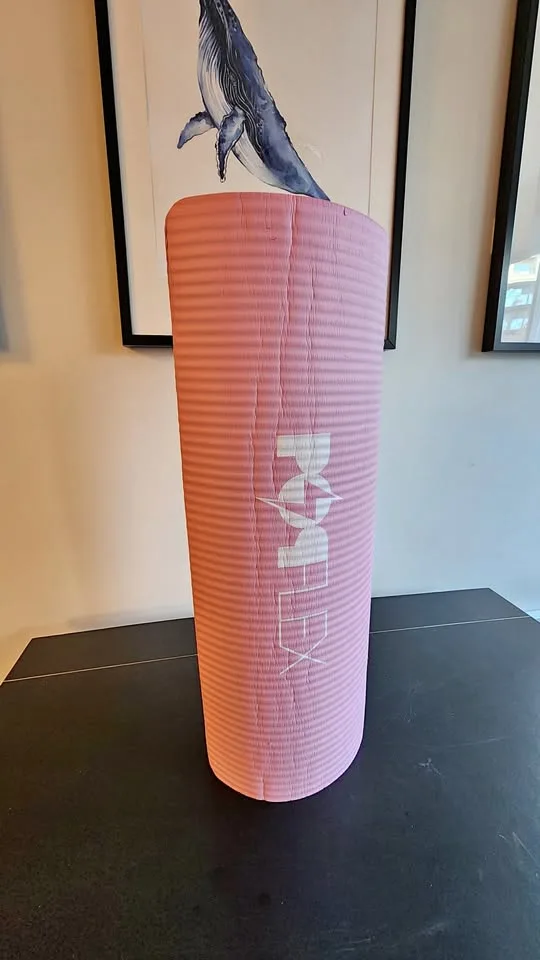 Yoga Mat Popflex CloudCushion (Vegan Suede, Pink)