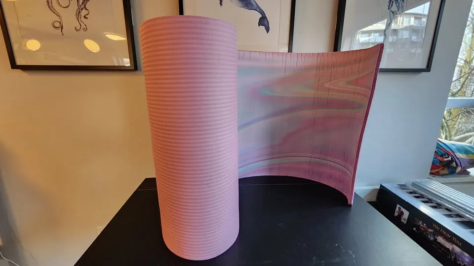 Yoga Mat Popflex CloudCushion (Vegan Suede, Pink) image indicator(2)